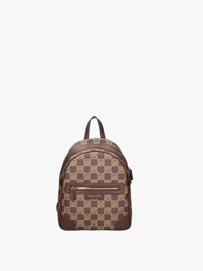 Damier Canvas Leather Trim Laptop Backpacks for Everyday Use
