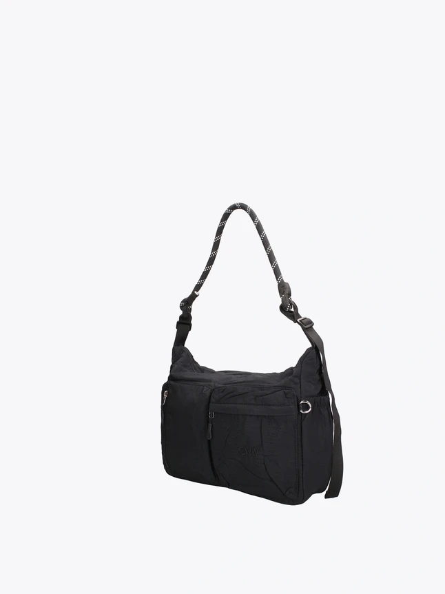 Roomy Vegan Leather Shoulder Bag For Weekend - Classic Design