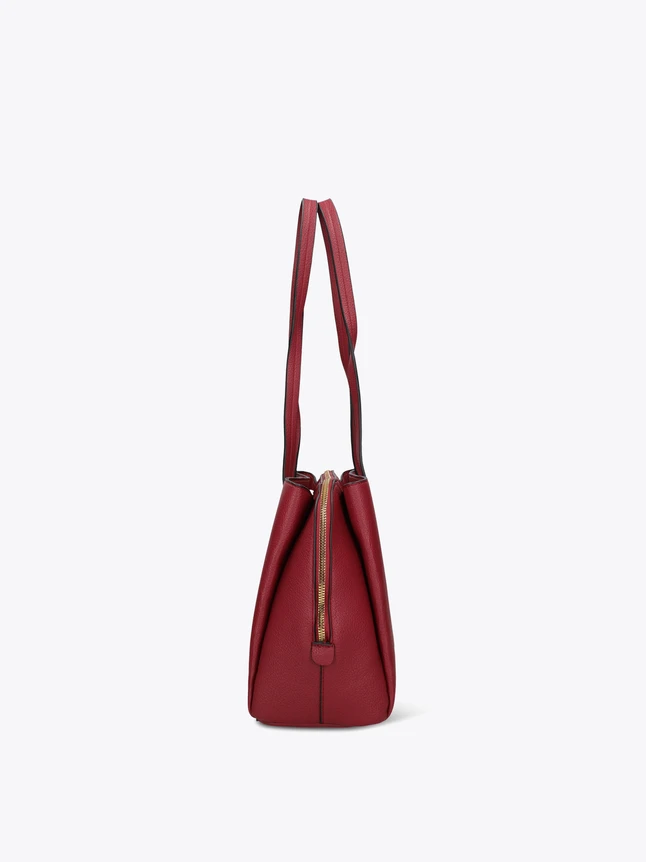 Sleek Vegan Leather Shopper Bag For Professional Everyday Carry