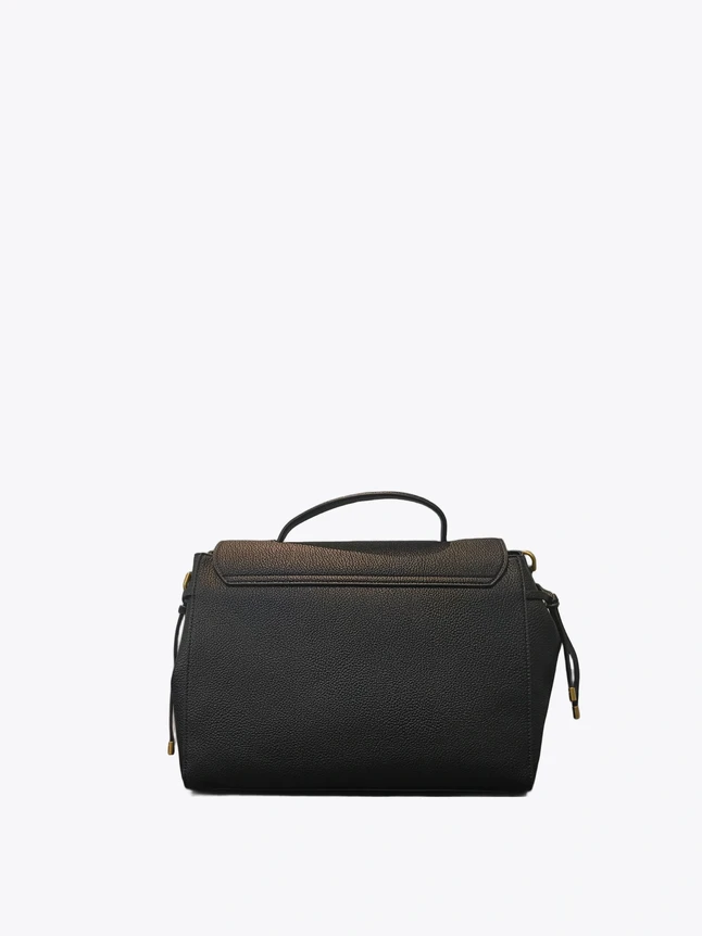 Vegan Leather Classic Satchel Bag For Women - Refined Design