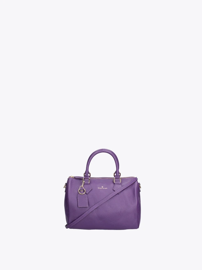 Leather Satchel Handbag for Work And Daily Use with Detachable Strap