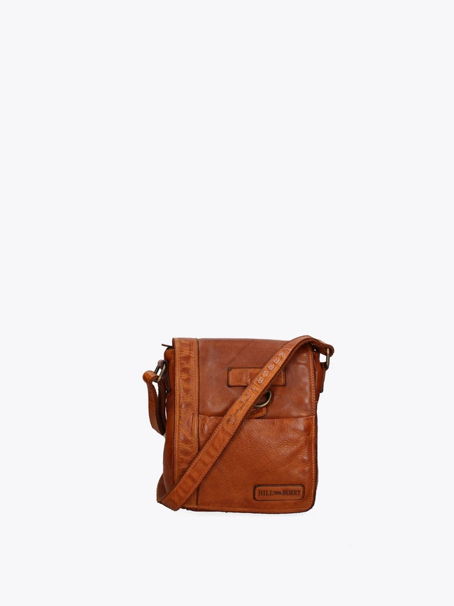 Vintage Leather Crossbody Messenger Bag for Daily Use