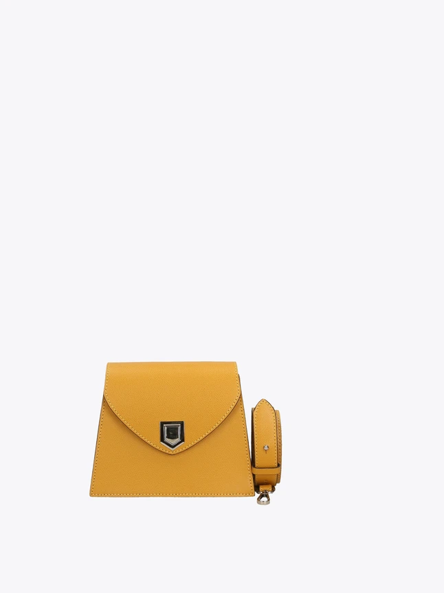 Minimalist Leather Envelope Crossbody Bag Everyday Use