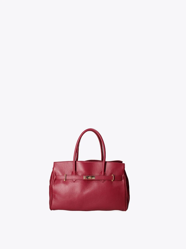 Leather Top Handle Satchel Bag for Everyday Office Use