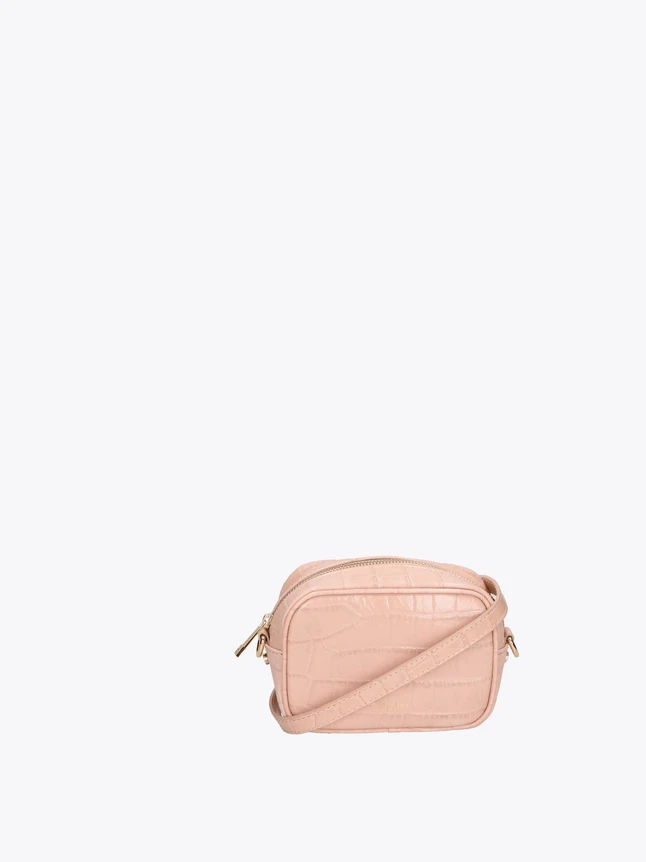 Crocodile Embossed Leather Crossbody Bag for Everyday Essentials