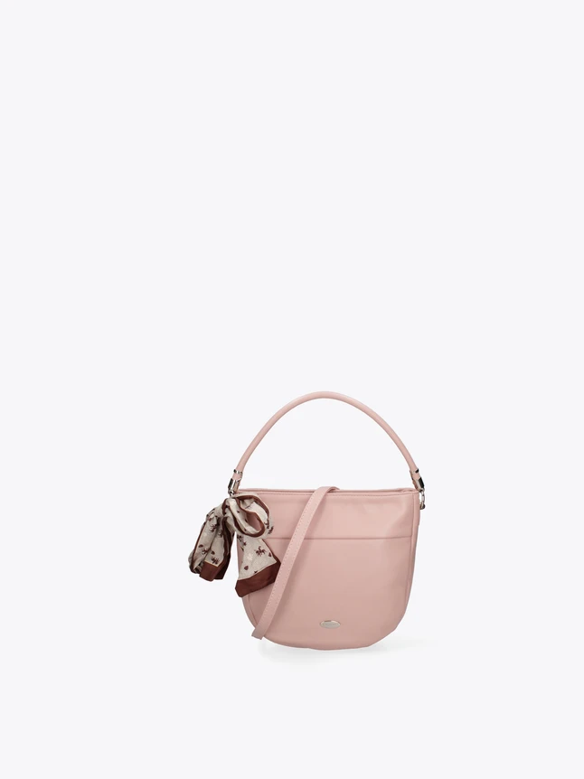 Elegant Leather Bucket Bag Top Handle for Daily Use
