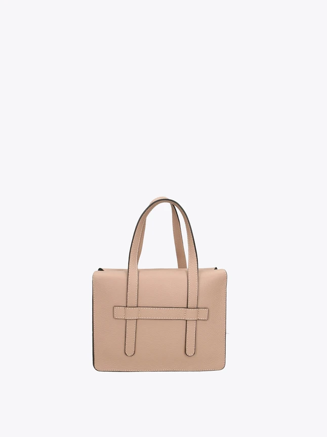 Top Handle Leather Mini Bag for Everyday Use