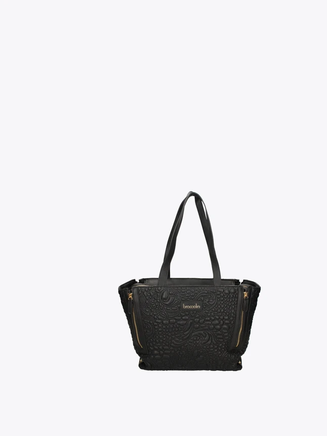 Crocodile Embossed Leather Tote Bag for Everyday Use