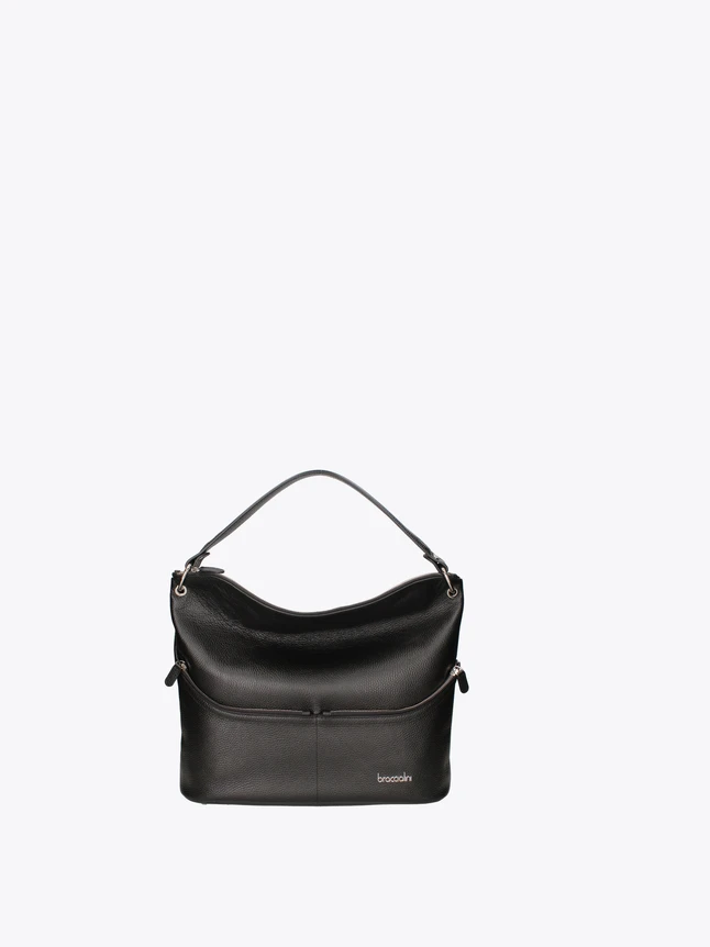 Minimalist Leather Shoulder Bag for Daily Use And Work Essentials