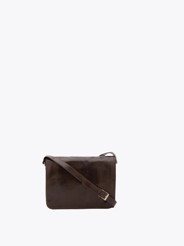 Sleek Leather Crossbody Bag for Work And Travel