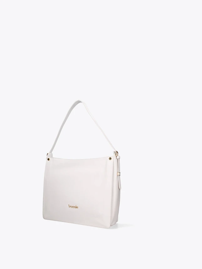 Leather Shoulder Bag Everyday Use Elegant Minimalist Design