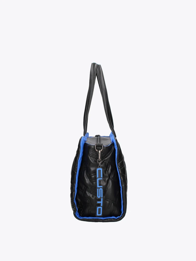 Modern Shoulder Bag In Vegan Leather For Women With Structured Shape