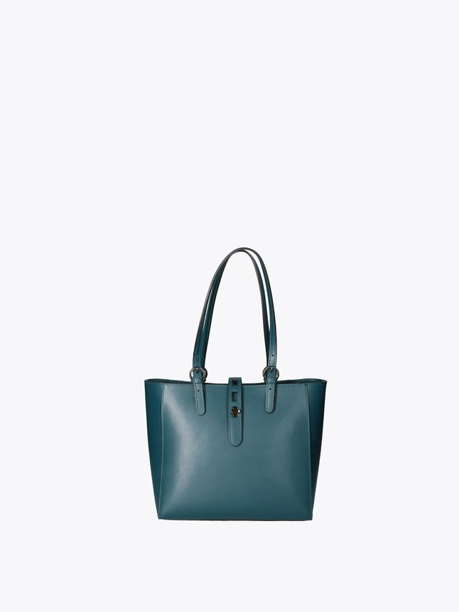 Minimalist Leather Tote Bag for Daily Work And Travel