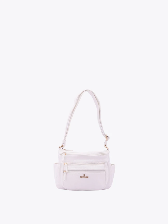 Nylon Crossbody Bag Front Zip Pockets for Daily Use
