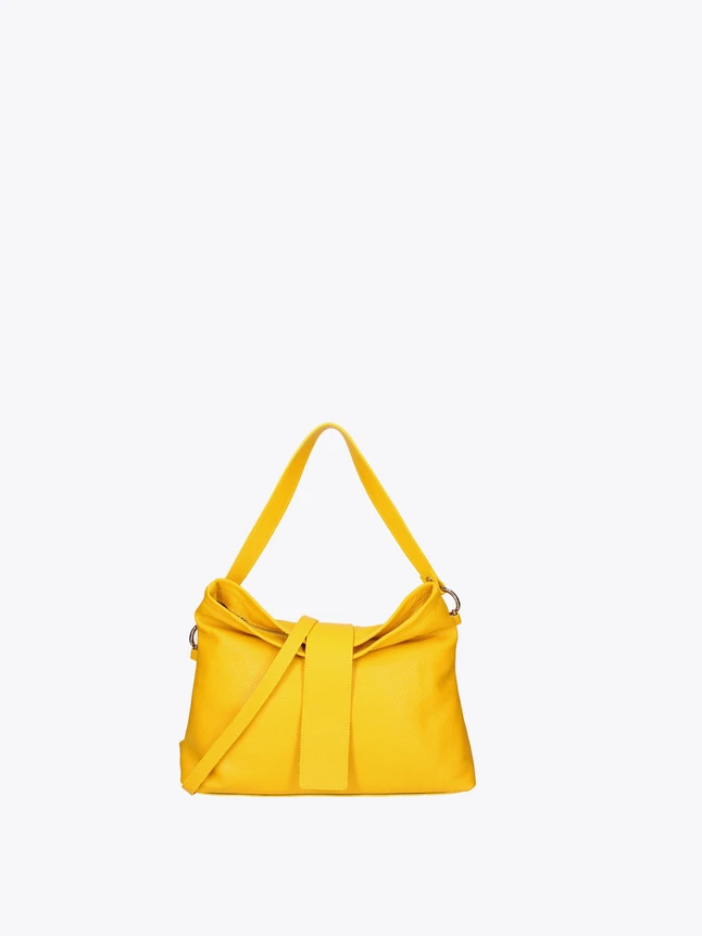 Leather Satchel Bag Top Handle Front Tie Strap Daily Use