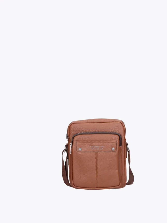 Compact Pebble Grain Leather Crossbody Bag for Everyday Use