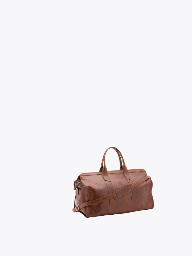 Leather Weekender Duffel Bag for Travel And Weekend Getaways