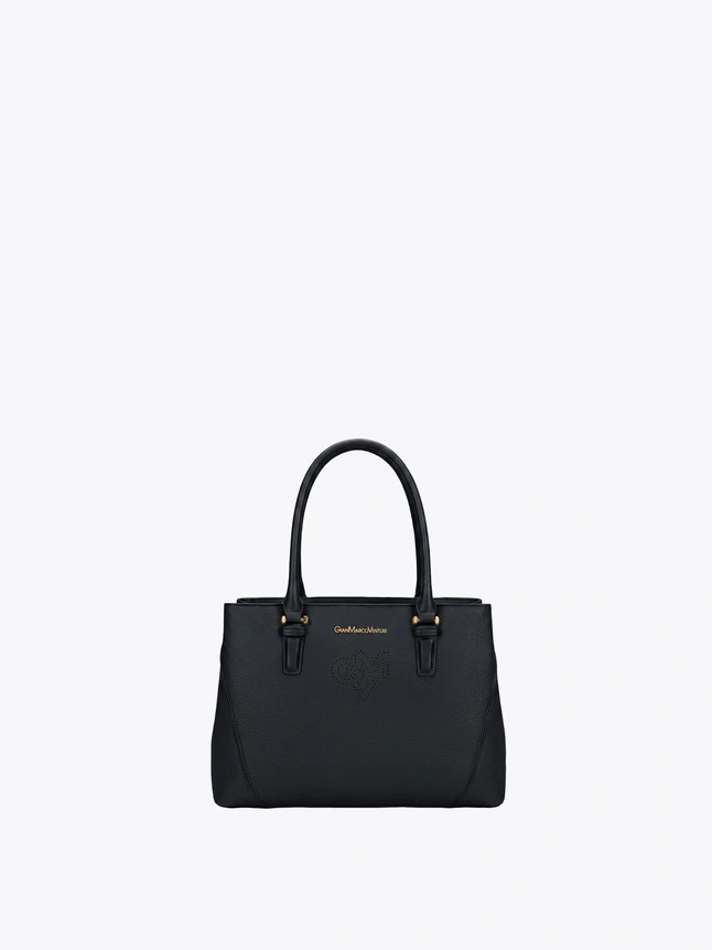 Women's Shoulder Bag In Vegan Leather For Daily Use - Timeless Design