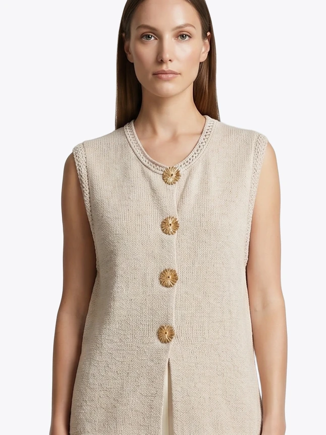 Women's Top In Polyester For Travel - Modern Design With Polished Shape