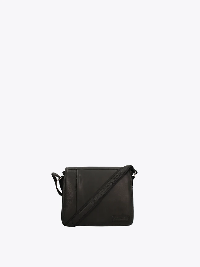 Leather Minimalist Messenger Bag Crossbody for Everyday Use
