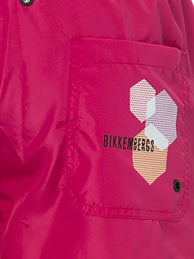 Graphic Art Print Polyester Swim Shorts for Beachwear