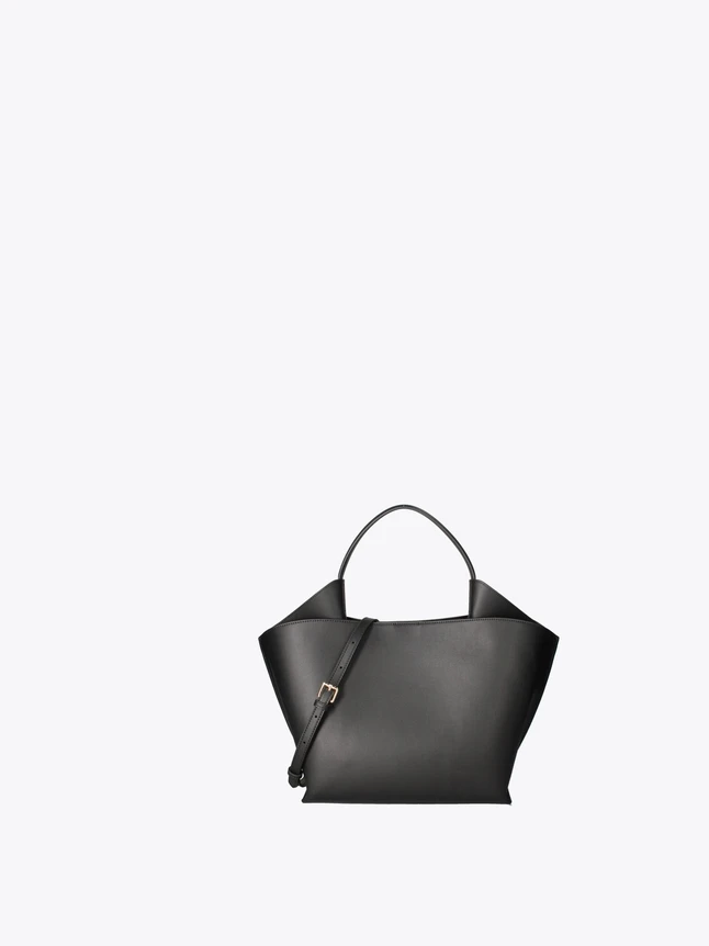Leather Tote Bag with Top Handle And Detachable Strap for Everyday Use