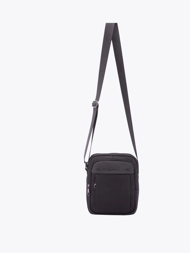 Compact Crossbody Bag Nylon Exterior Multiple Pockets for Everyday Use