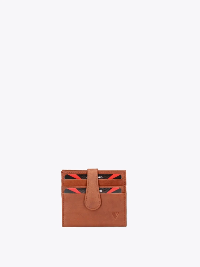 Minimalist Leather Cardholder Slim Wallet for Everyday Card Organization