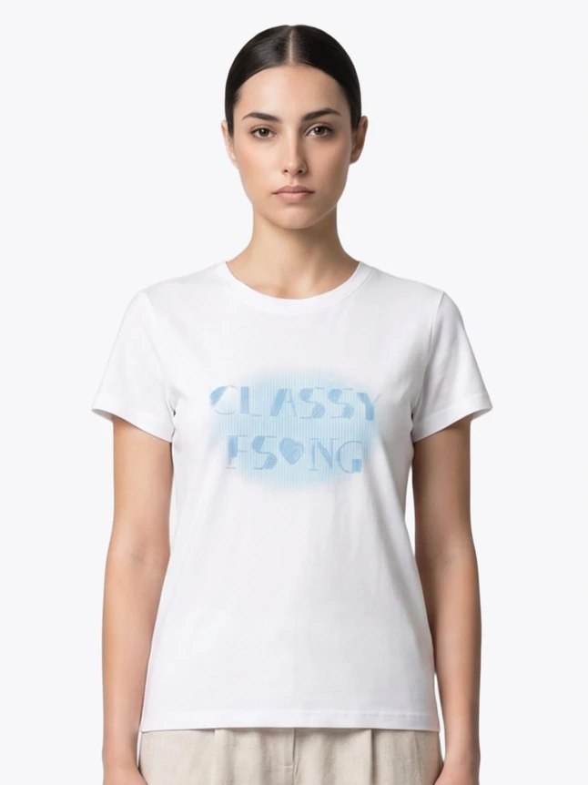 Timeless Tee In Cotton For Daily Wear - Stylish Design With Everyday Shape