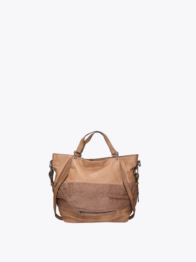 Casual Leather Tote Bag for Everyday Work Commute