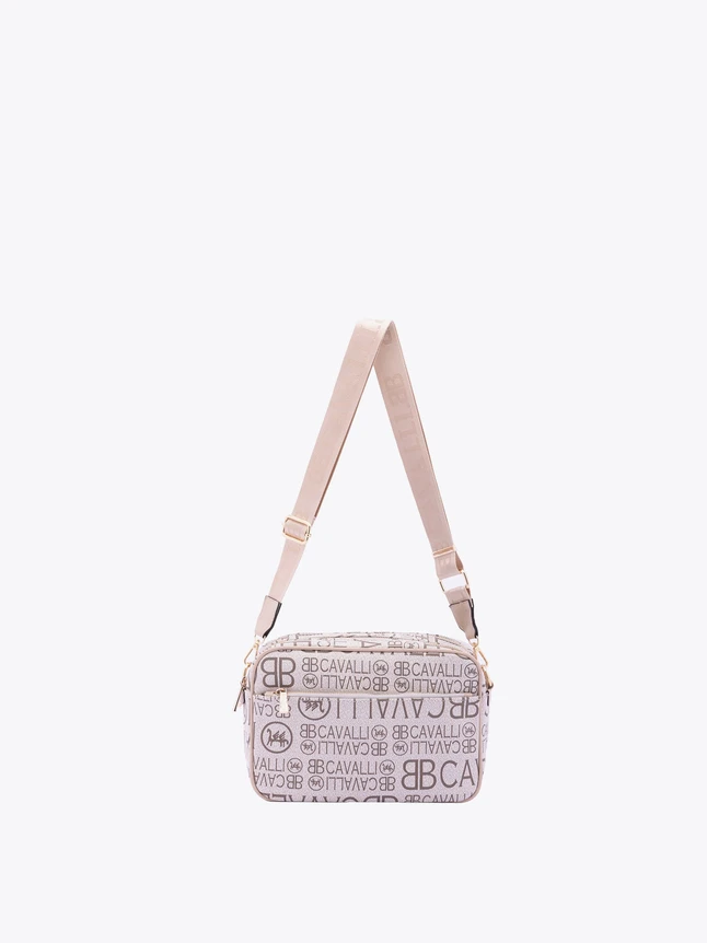 Logo Print Canvas Crossbody Bag for Everyday Use And Travel