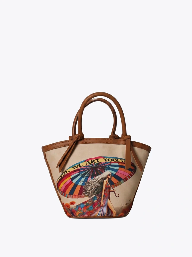 Polished Vegan Leather Handbag For Casual Wear - Versatile Design