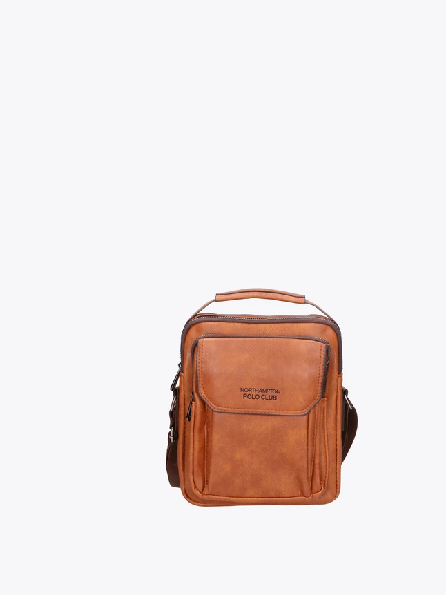 Minimalist Leather Shoulder Bag Laptop for Professionals