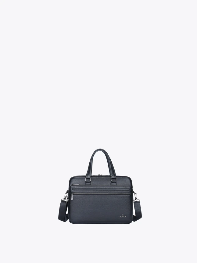 Minimalist Leather Briefcase for Office Commute