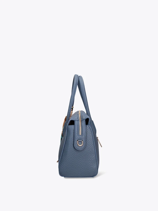 Refined Pebbled Faux Leather Everyday Top Handle Shoulder Bag