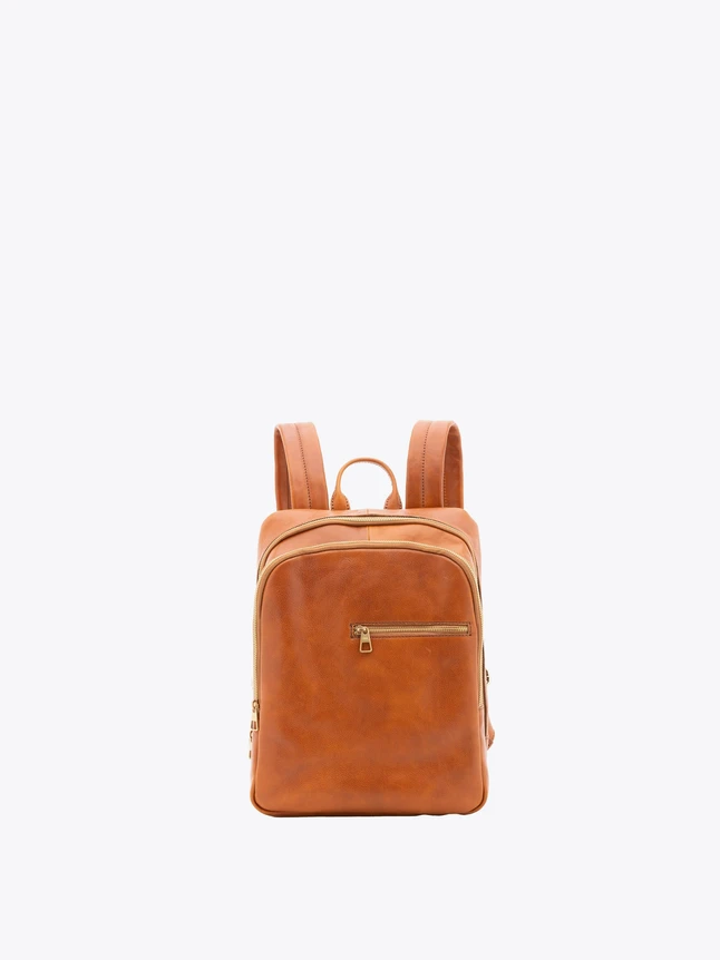 Minimalist Leather Laptop Backpacks for Work