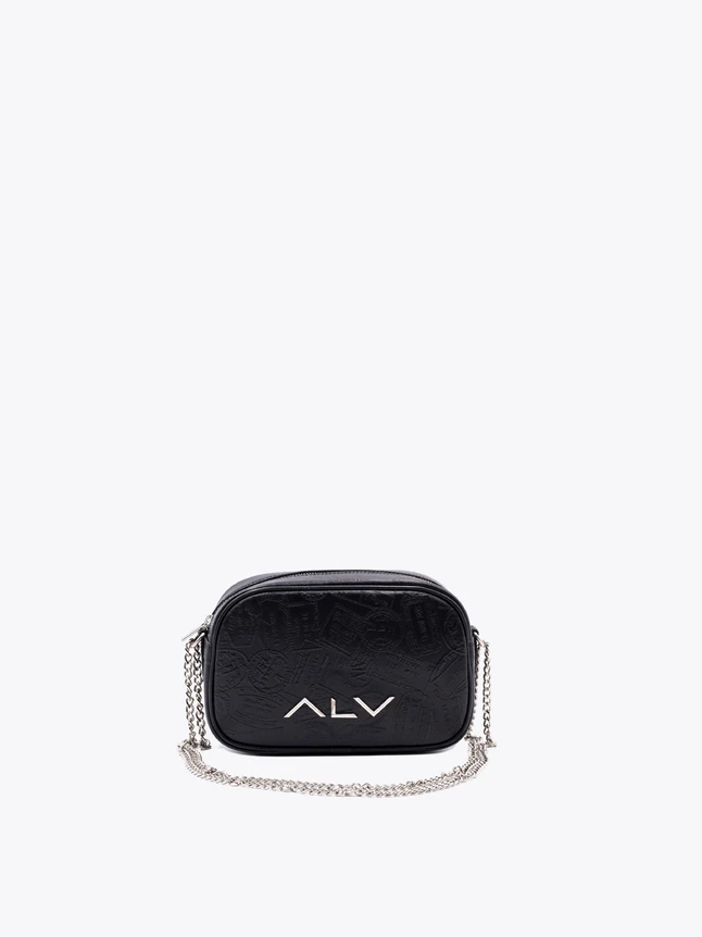 Mini Crossbody Bag Leather Chain Strap for Evening Outings