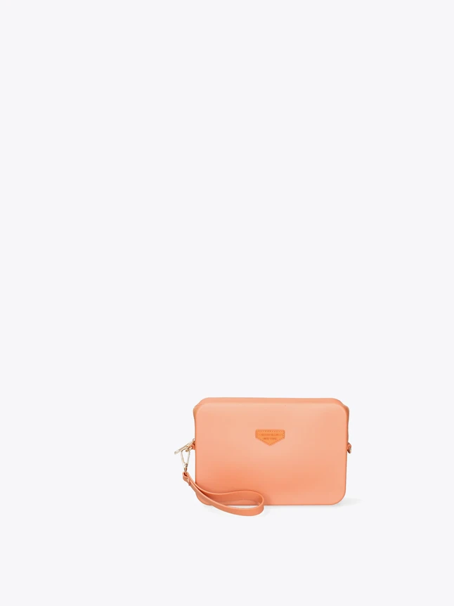 Minimalist Leather Clutch Wristlet for Evening Outings And Travel