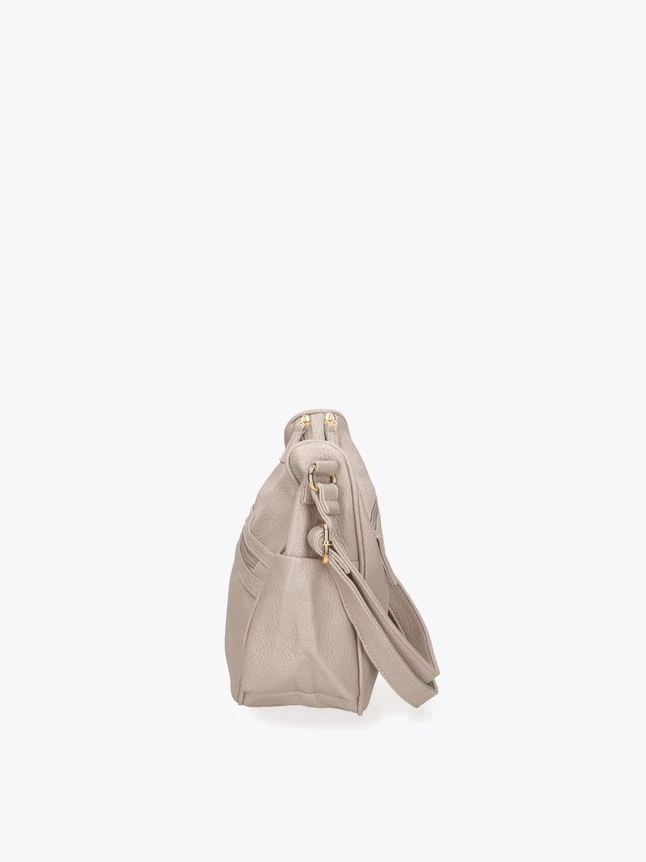 Leather Crossbody Bag for Everyday Use with Front Pocket