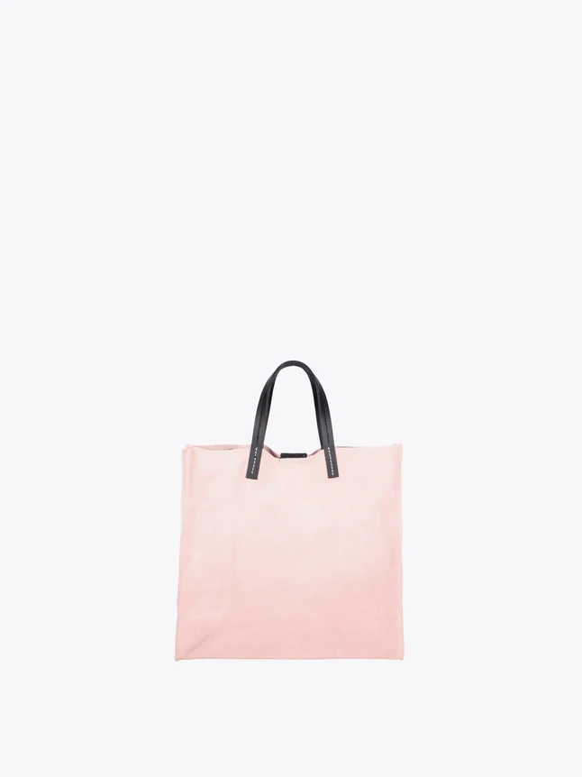 Suede Shoulder Bag With Leather Top Handles Casual Elegant Daily Carry