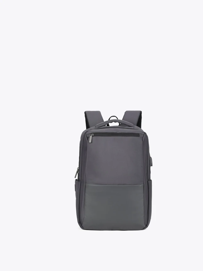 Minimalist Nylon Laptop Backpacks for School Front Pocket