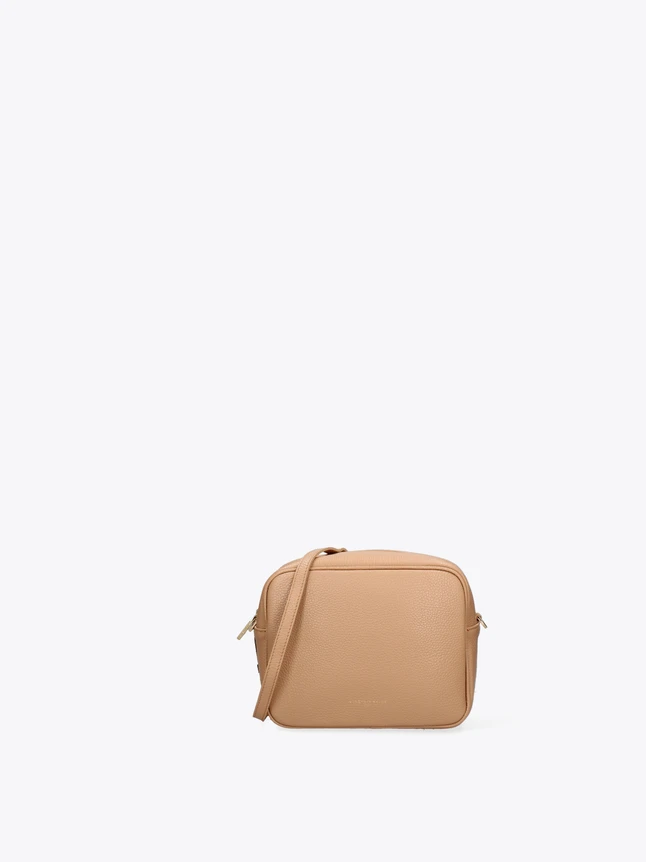 Minimalist Pebbled Leather Crossbody Bag for Everyday Use