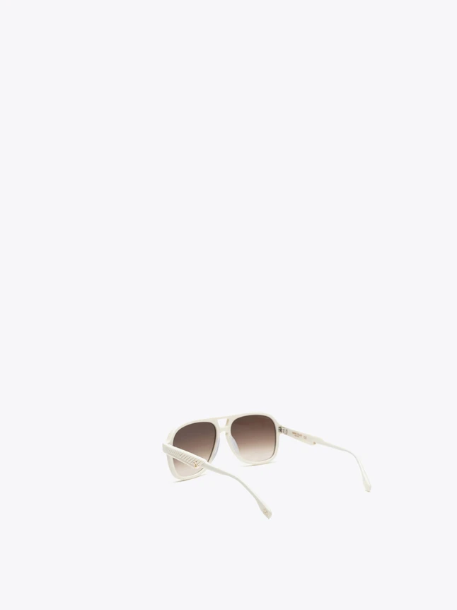 Contemporary Square Aviator Acetate Sunglasses UV Protection