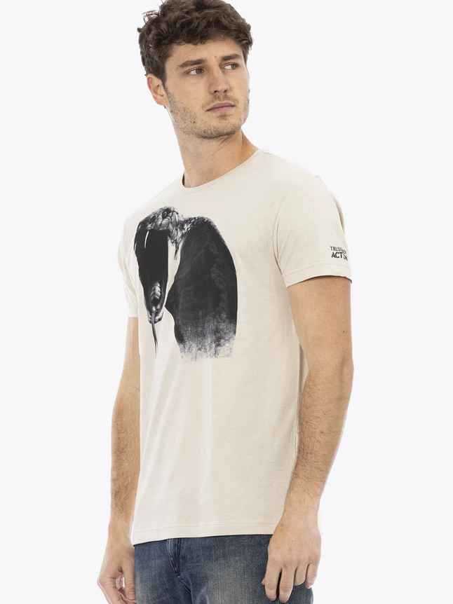 Graphic Cotton T Shirt for Men Casual Everyday Wear