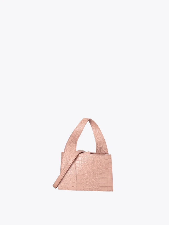 Leather Top Handle Crossbody Mini Satchel for Everyday Use