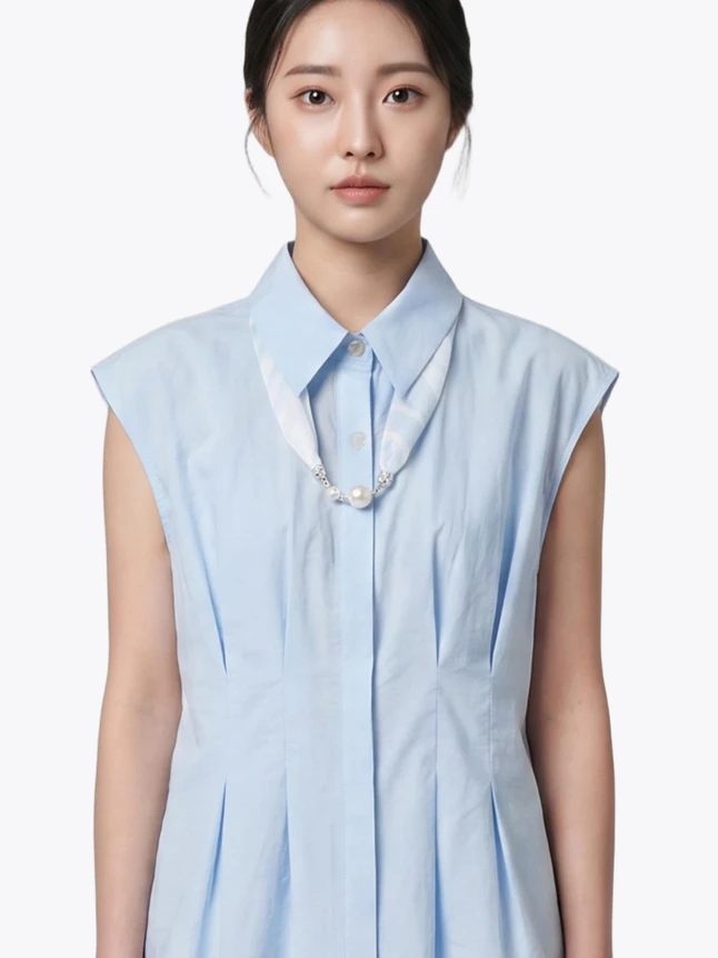 Versatile Lyocell Blouse For Women With Practical Shape - Classic Essential