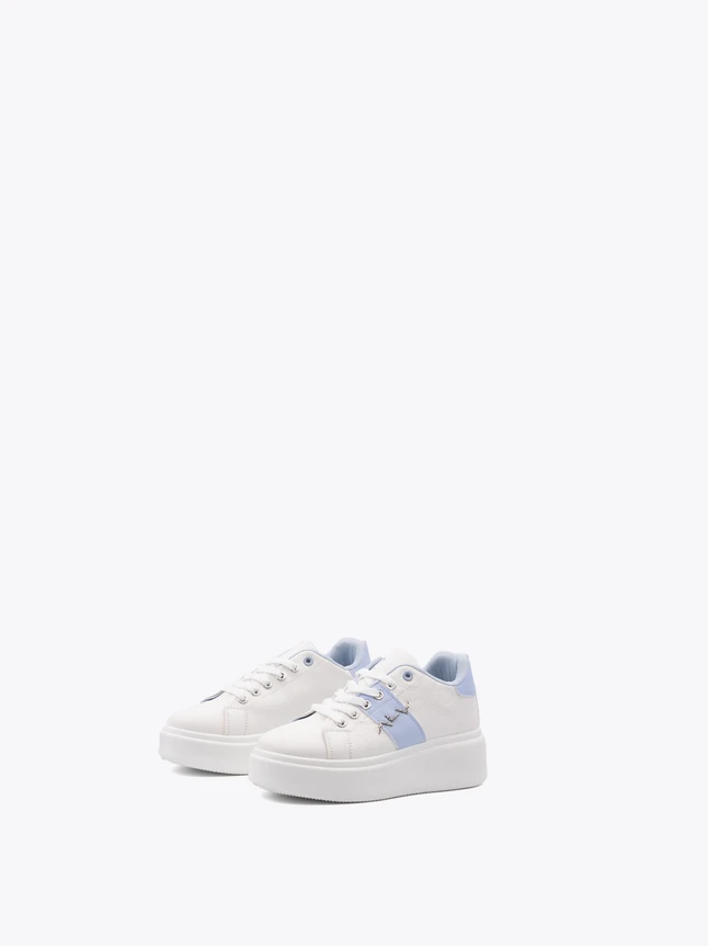 Leather Platform Sneakers for Everyday Casual Wear