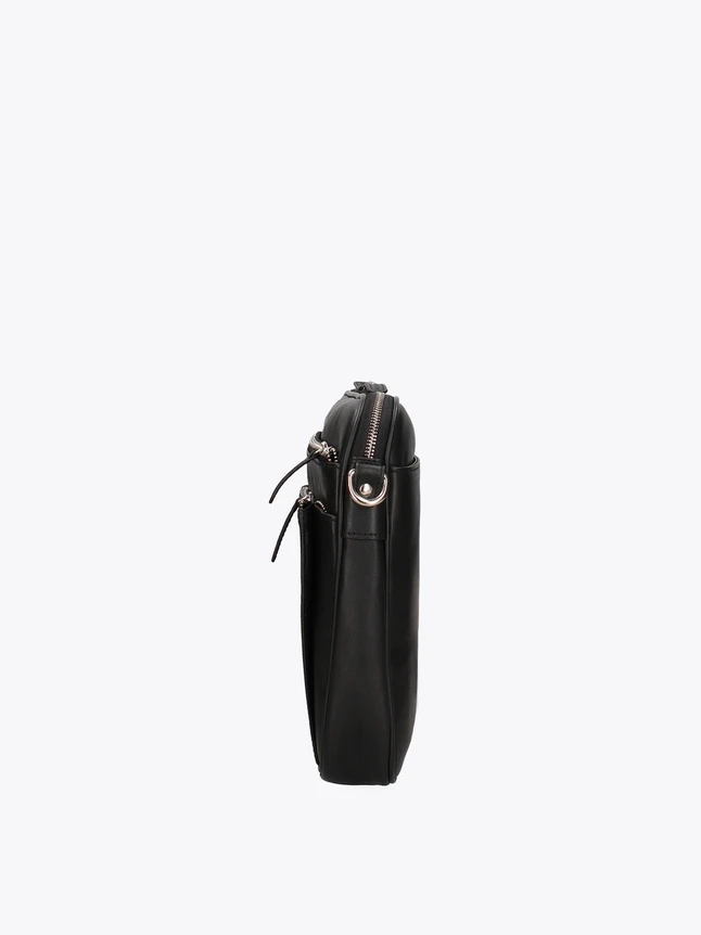 Men's Shoulder Bag In Genuine Leather For Daily Use - Minimalist Design