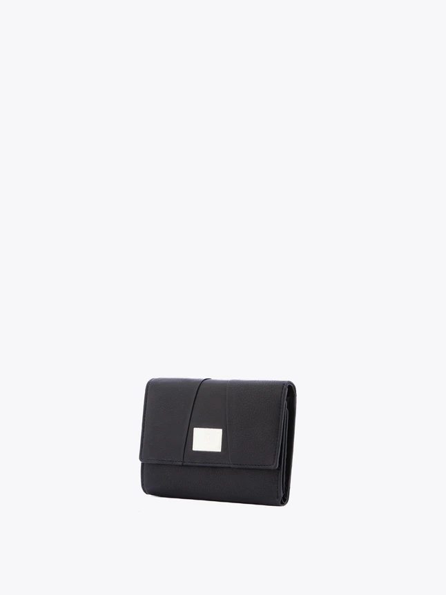 Leather Minimalist Clutch Wallet for Evening Events