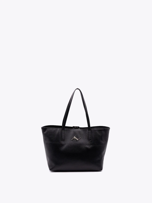 Minimalist Leather Tote Bag for Daily Work And Travel